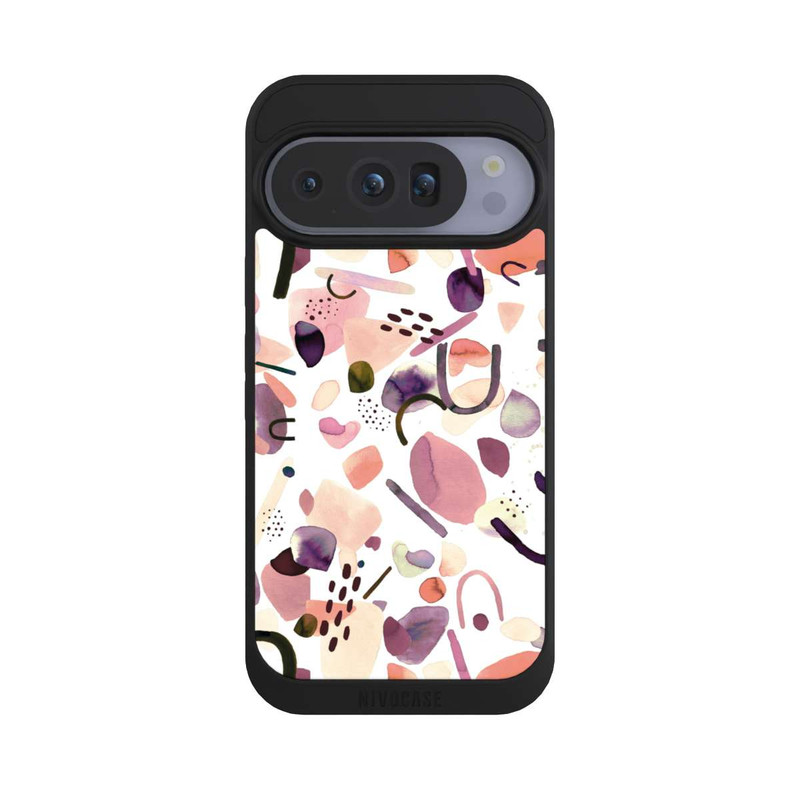 Pixel 10 Pro NIVOpure Aquarelle Formes abstraites Mauve