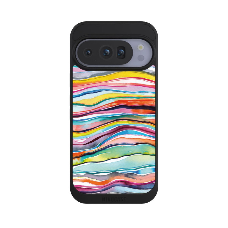 Pixel 10 Pro NIVOpure Couches d'agate aquarelle