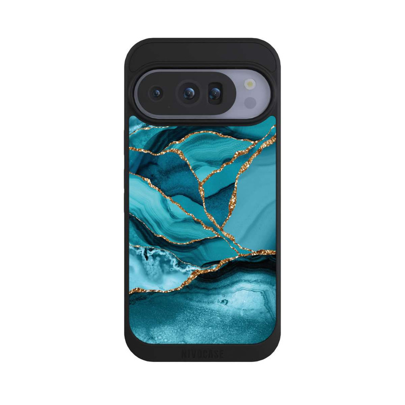 Pixel 10 Pro NIVOpure Eisblaue Marmor Landschaft