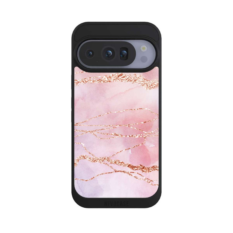 Pixel 10 Pro NIVOpure Glitzer Look Pink Mädchen Marmor