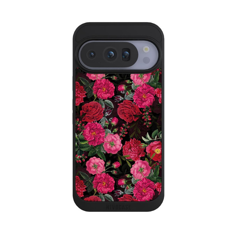 Pixel 10 Pro NIVOpure Pink and Red Flowers