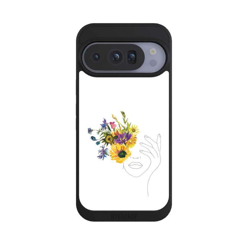 Pixel 10 Pro NIVOpure Line Art Tournesols femme
