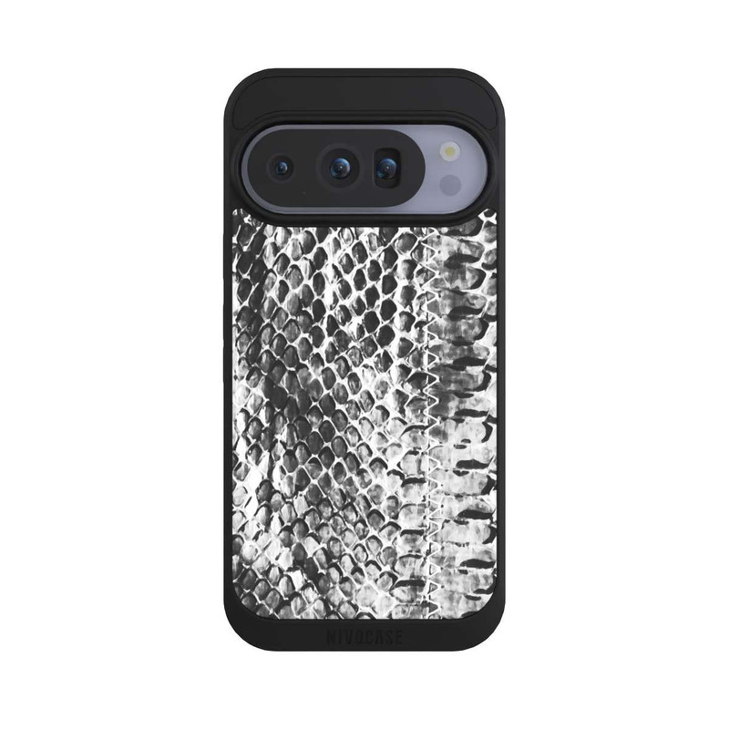 Pixel 10 Pro NIVOpure Schlangenmuster in Holzkohle