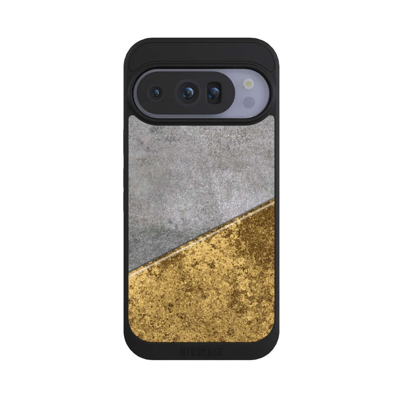 Pixel 10 Pro NIVOpure Aspect béton et or