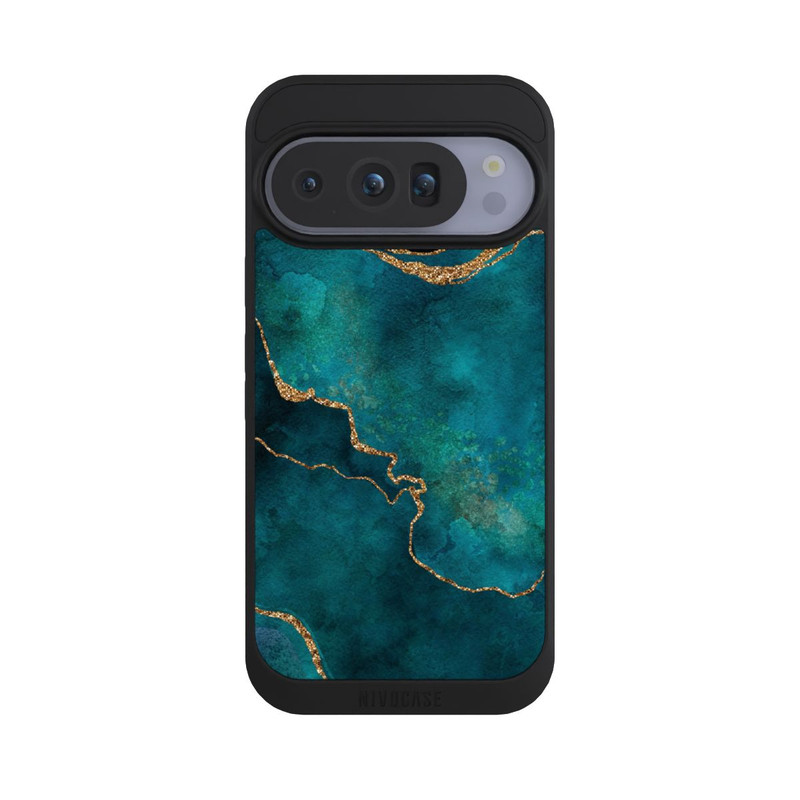 Pixel 10 Pro NIVOpure Gemstone Glamour teal