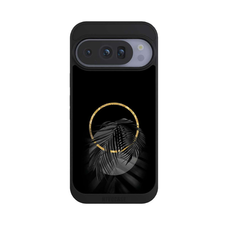 Pixel 10 Pro NIVOpure tropische Blätter schwarz