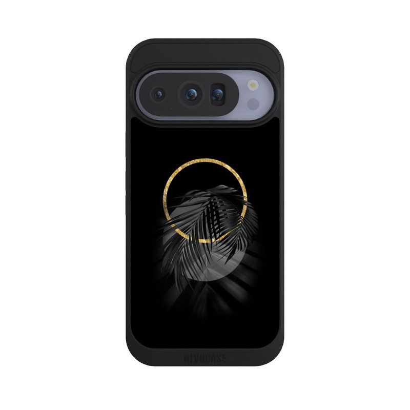 Pixel 10 Pro NIVOpure tropische Blätter schwarz