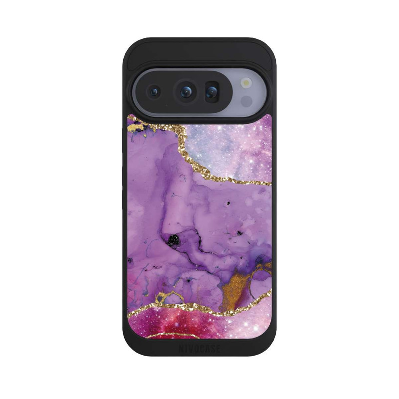 Pixel 10 Pro NIVOpure Lila Galaxy Glamour Marble