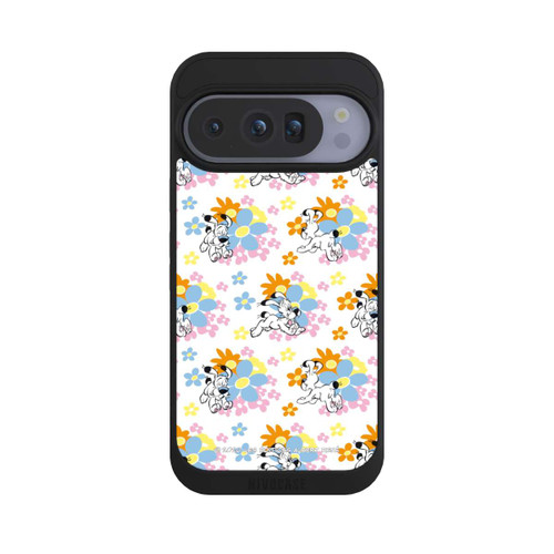 Google Pixel 10 Pro NIVOpure Idéfix sur fleurs colorées