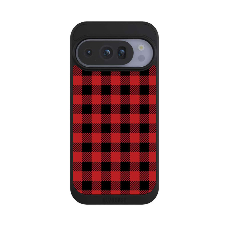 Pixel 10 Pro NIVOpure Red Lumberjack Pattern