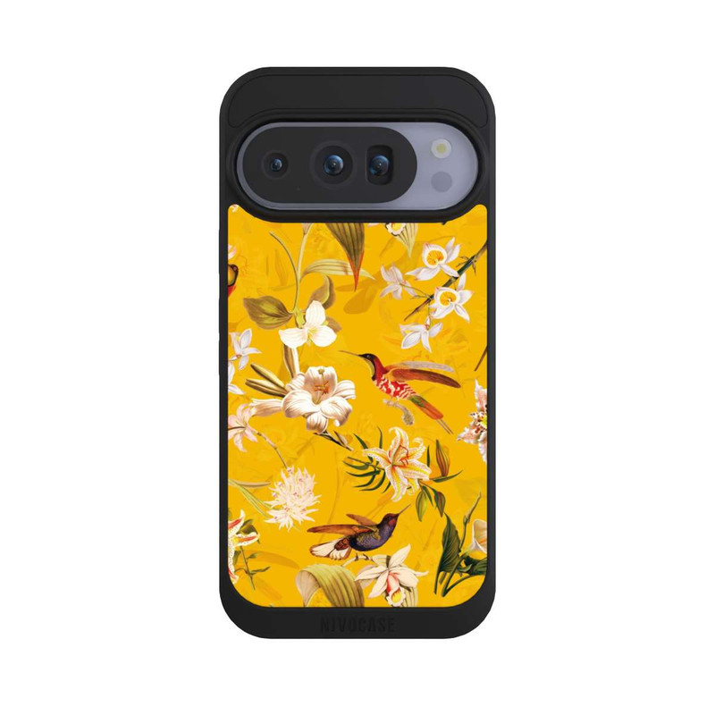 Pixel 10 Pro NIVOpure Kolibrimuster gelb