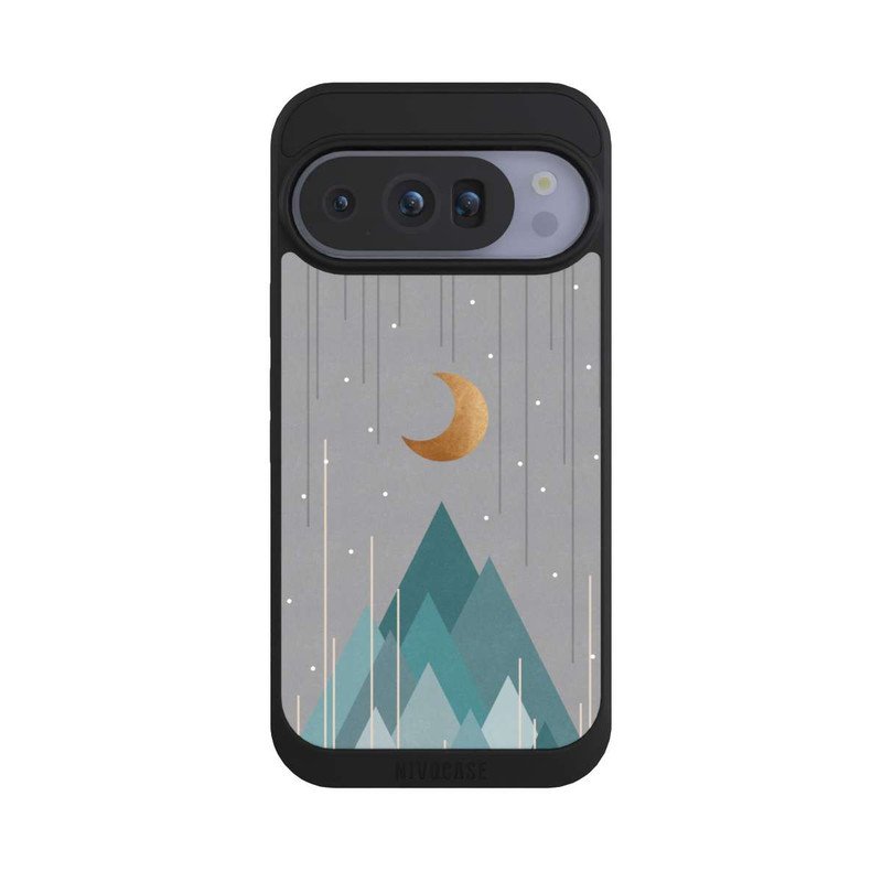 Pixel 10 Pro NIVOpure Mond & Berge Mintgrün