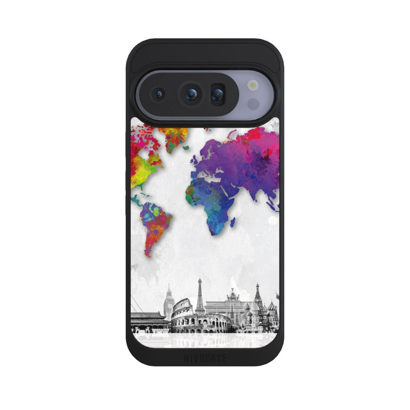 Pixel 10 Pro NIVOpure Worldmap with Skyline