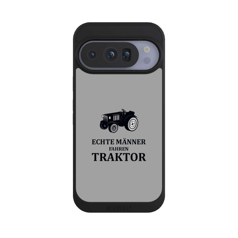 Pixel 10 Pro NIVOpure Echte Männer Fahren Traktor