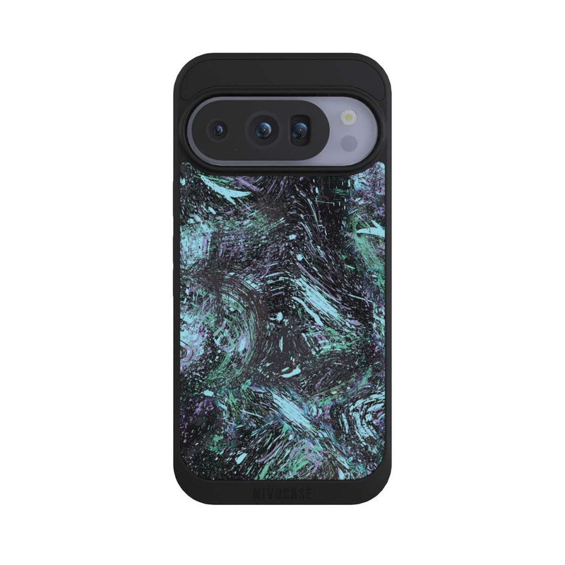 Pixel 10 Pro NIVOpure Abstrakt tropfender Staub lila