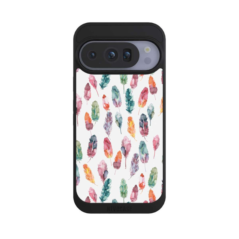 Pixel 10 Pro NIVOpure Aquarellfedern Boho