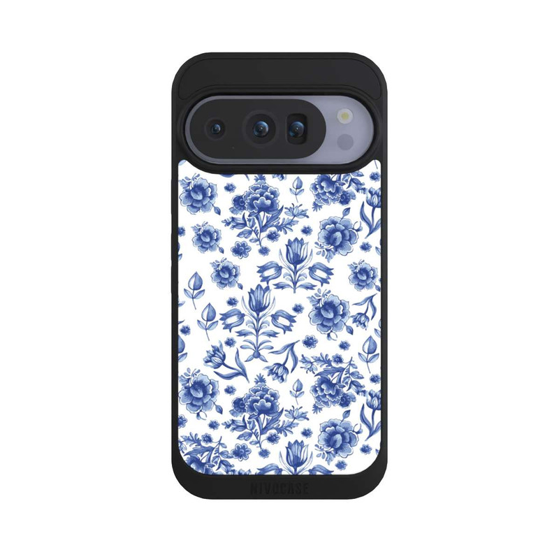 Pixel 10 Pro NIVOpure Blaues Blumenmuster