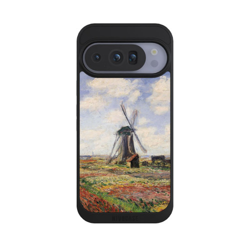 Google Pixel 10 Pro NIVOpure Tulip Fields with the Rijnsburg Windmil by Claude Monet