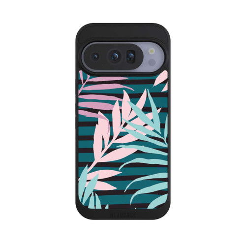 Google Pixel 10 Pro NIVOpure Pastell-Dschungelblätter rosa blaugrün