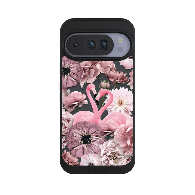 Pixel 10 Pro NIVOpure Flamingos in Flower Pattern