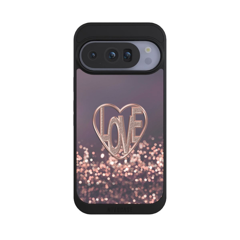 Pixel 10 Pro NIVOpure Love Glitter Pink