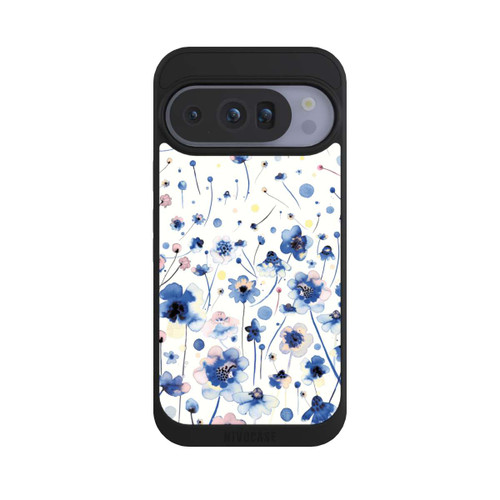 Google Pixel 10 Pro NIVOpure Fleurs bleues d’encre aquarelle