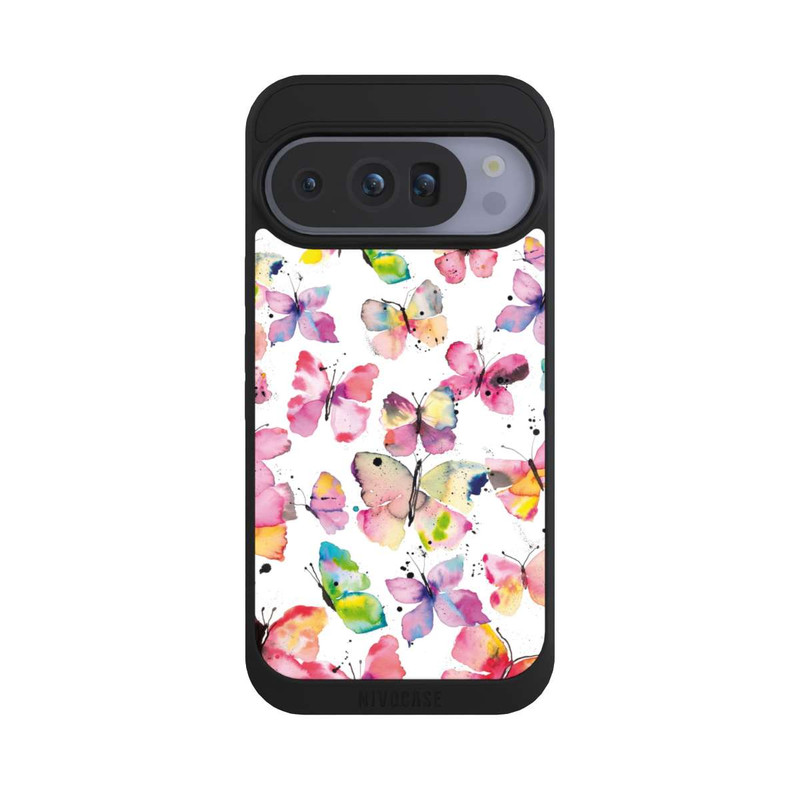 Pixel 10 Pro NIVOpure Aquarell Frühlingsschmetterlinge
