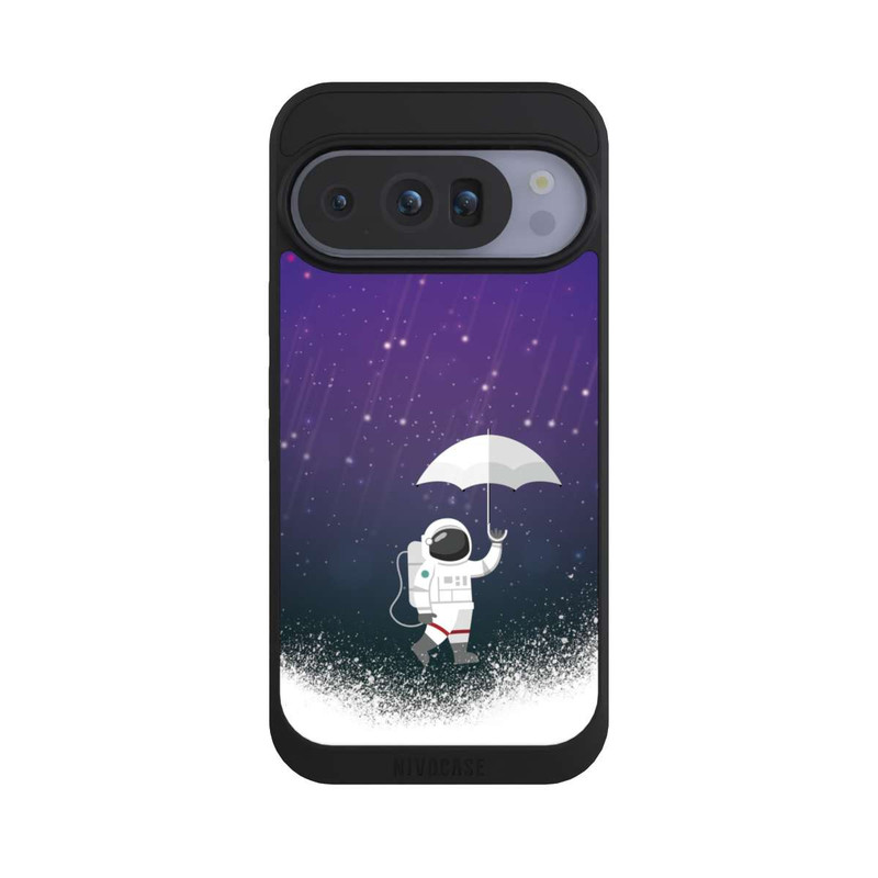 Pixel 10 Pro NIVOpure Astronaut im Asteroidenregen