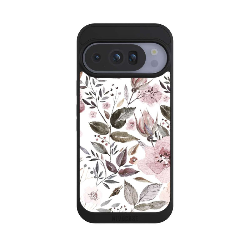 Pixel 10 Pro NIVOpure Aquarell braune Rosenblüten