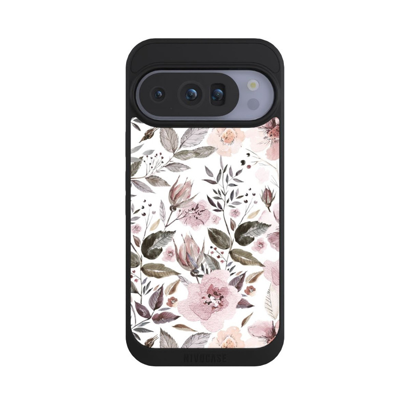 Pixel 10 Pro NIVOpure Aquarelle Brown Rose Flowers