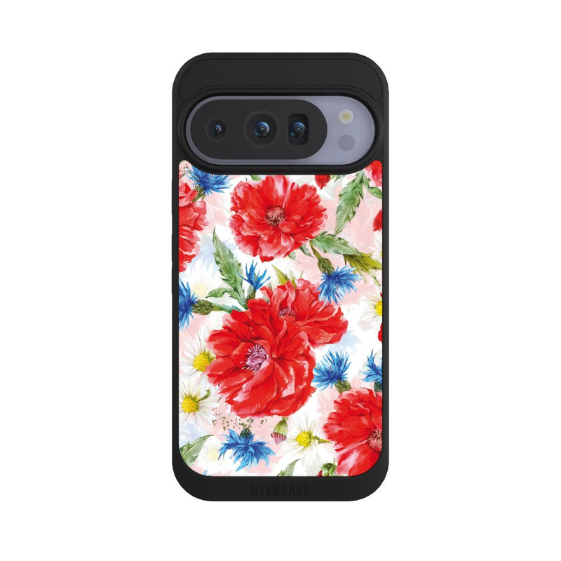 Pixel 10 Pro NIVOpure Sommerwiese Kornblumen Mohn