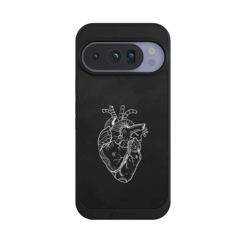 Pixel 10 Pro NIVOpure Heart Drawing Black