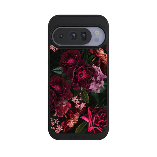 Google Pixel 10 Pro NIVOpure Dunkle romantische Vintage Rosen und Pfingstrosen