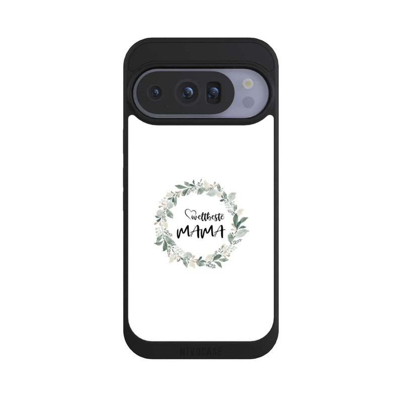 Pixel 10 Pro NIVOpure Weltbeste Mama Blumenkranz