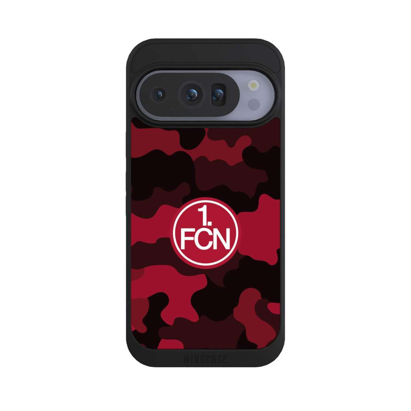 Pixel 10 Pro NIVOpure FCN Logo Weiß in Roter Tarnung