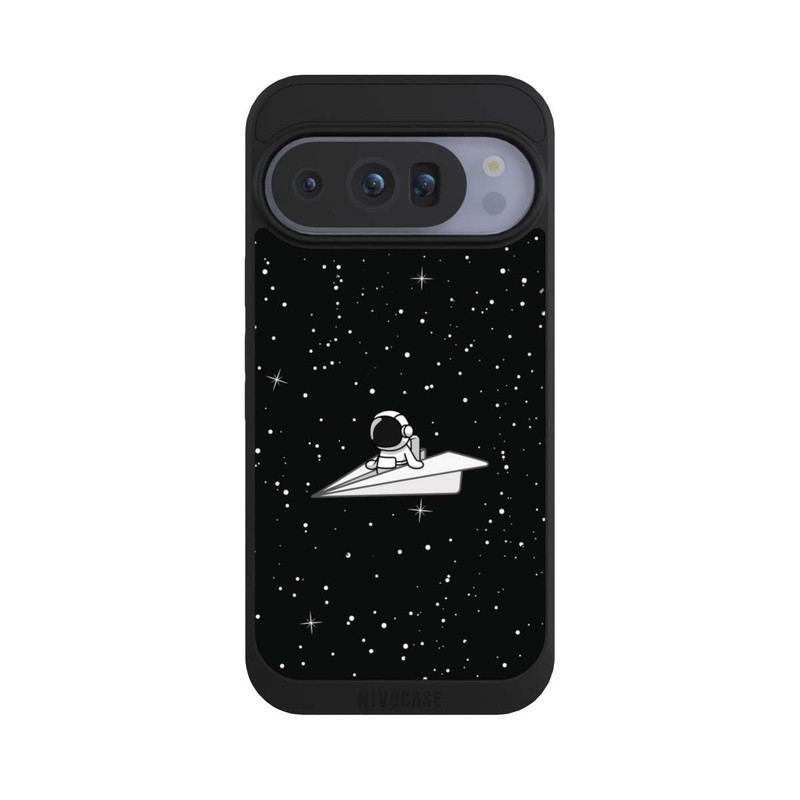Pixel 10 Pro NIVOpure Astronaut Paper Plane Comic