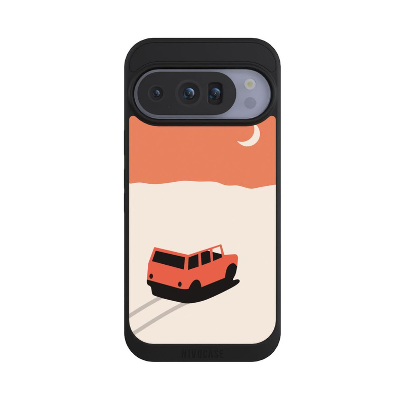 Pixel 10 Pro NIVOpure Car in Desert