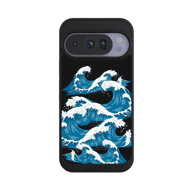 Pixel 10 Pro NIVOpure Sea Waves Black Kanagawa