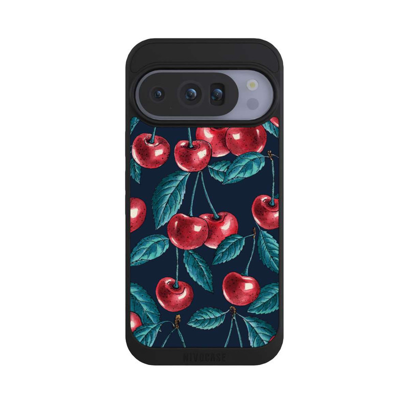 Pixel 10 Pro NIVOpure Cerises Motif foncé