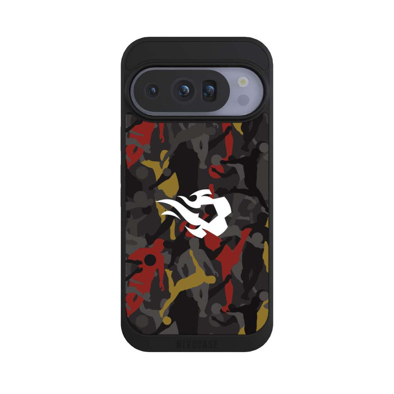 Pixel 10 Pro NIVOpure Camouflage des flammes rouges belges