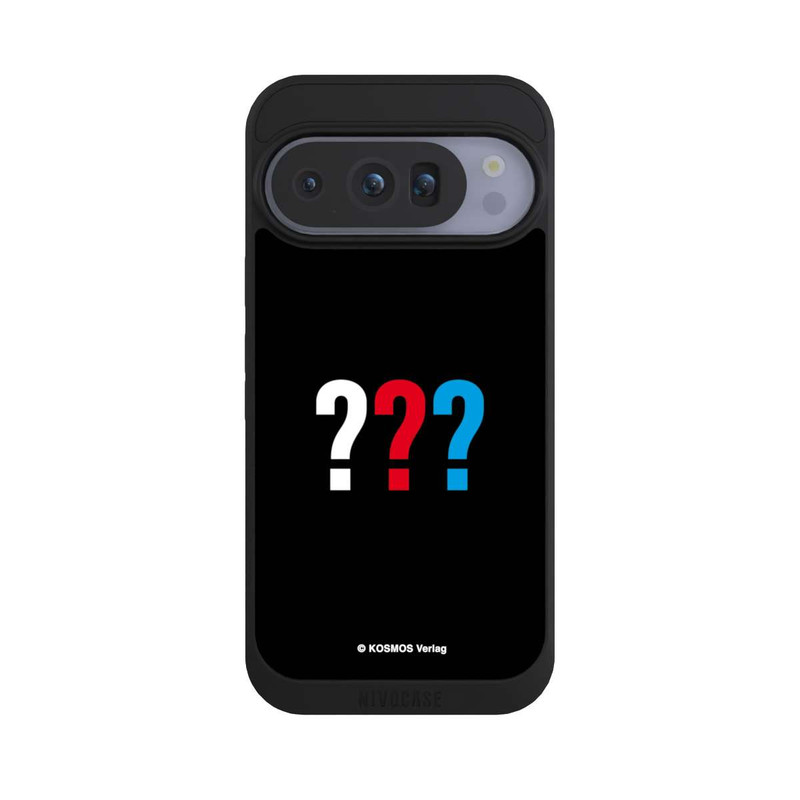Pixel 10 Pro NIVOpure Drei Fragezeichen Logo