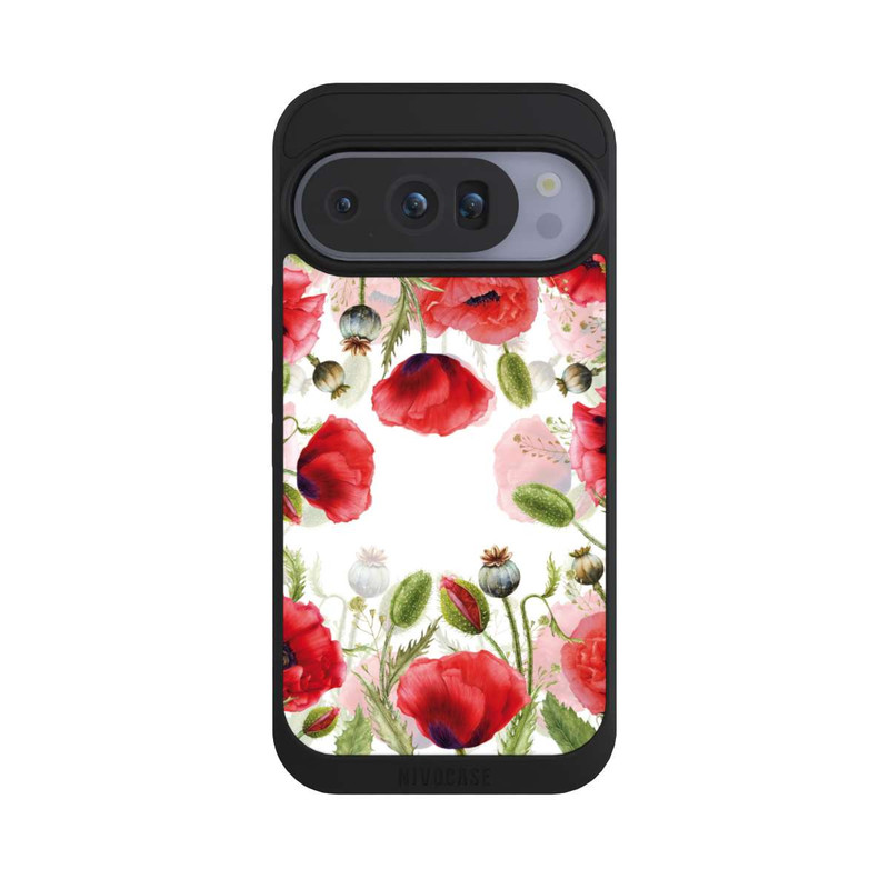 Pixel 10 Pro NIVOpure Cadre coquelicots