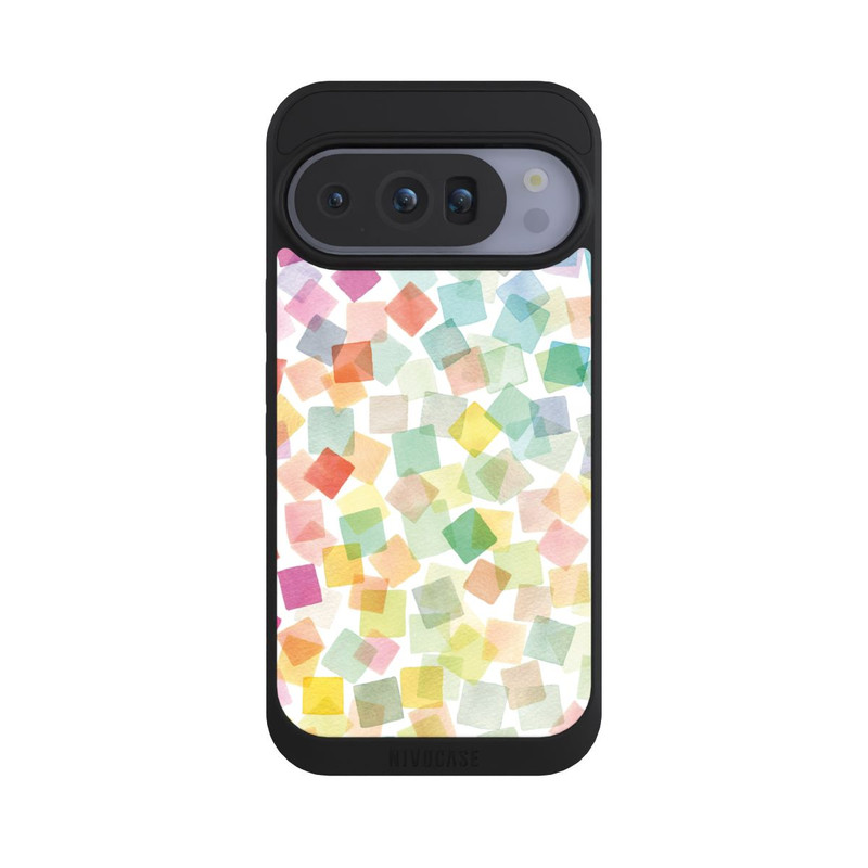 Pixel 10 Pro NIVOpure Confetti Geometric Plaids Rainbow