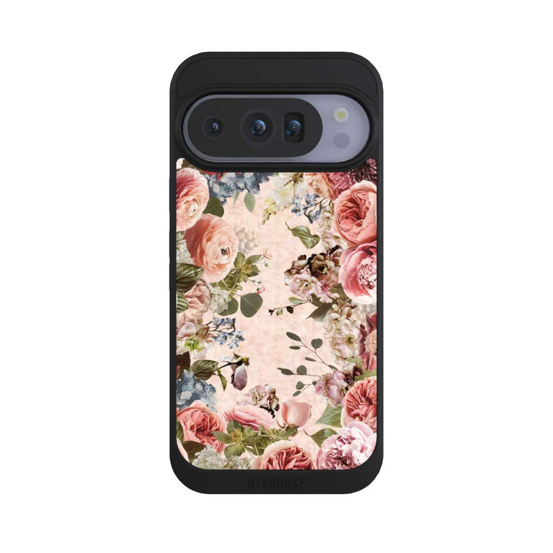 Pixel 10 Pro NIVOpure Blumenrahmen Pfingstrosen Pastell