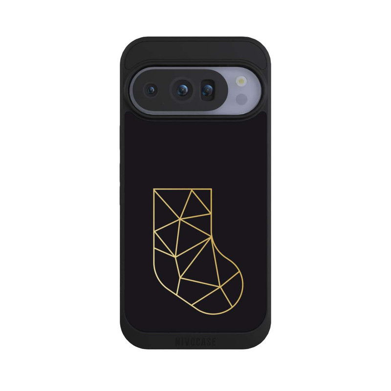 Pixel 10 Pro NIVOpure goldene polygonale Socke