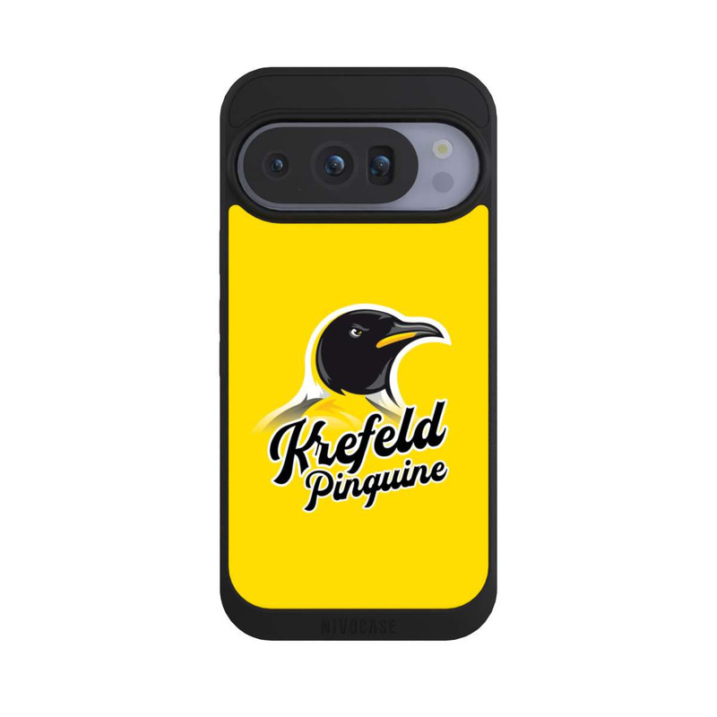 Pixel 10 Pro NIVOpure Krefeld Pinguine Typo Gelb