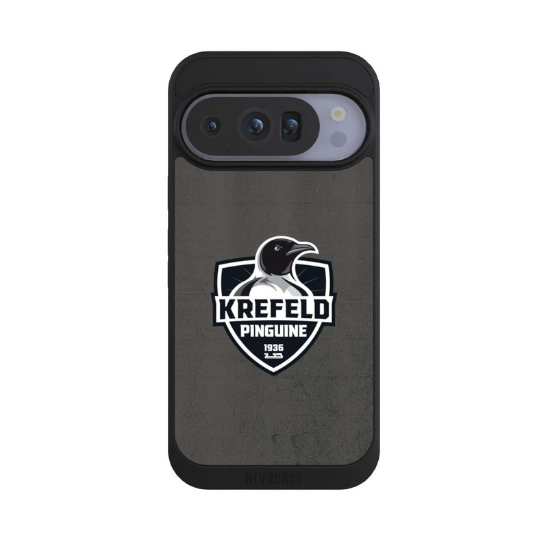 Pixel 10 Pro NIVOpure Krefeld Pinguine Logo Schwarz und Weiß