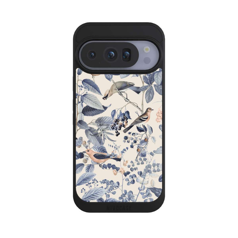 Pixel 10 Pro NIVOpure Vögel und Beeren in Beige