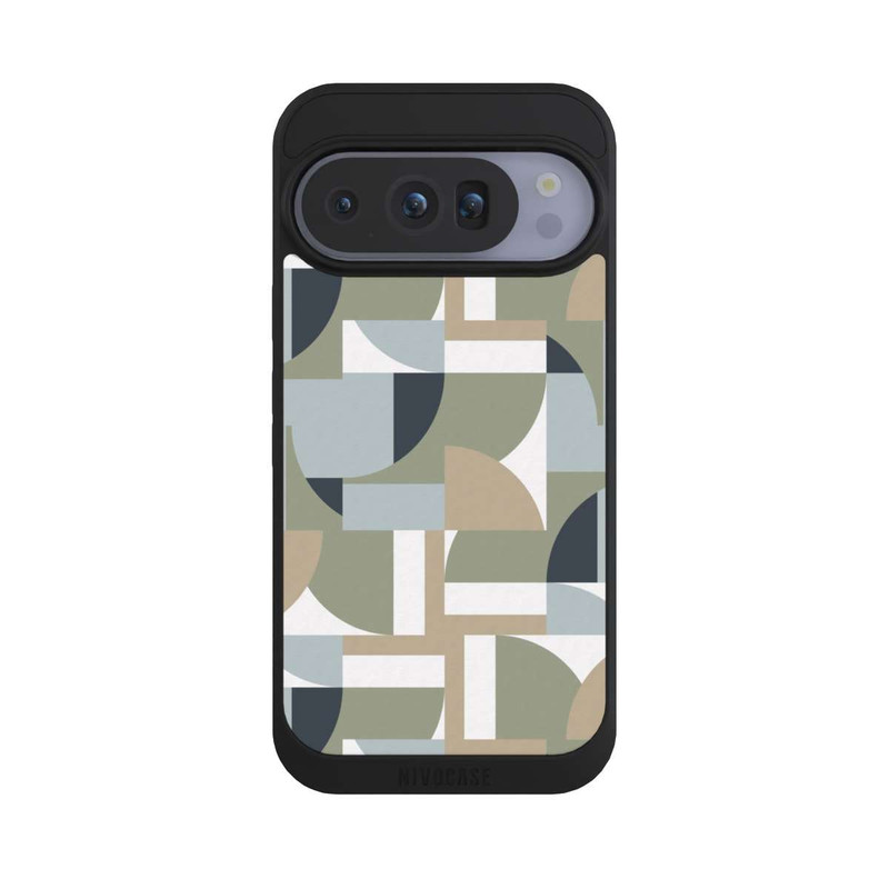 Pixel 10 Pro NIVOpure Futuristische Bauhaus Polygone Beige