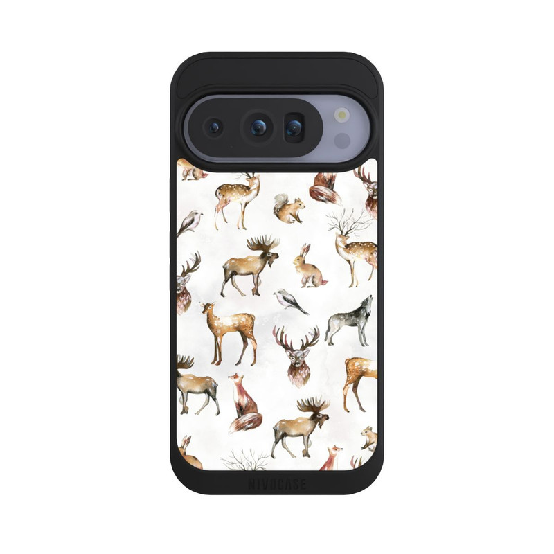 Pixel 10 Pro NIVOpure Woodland Winter Animals